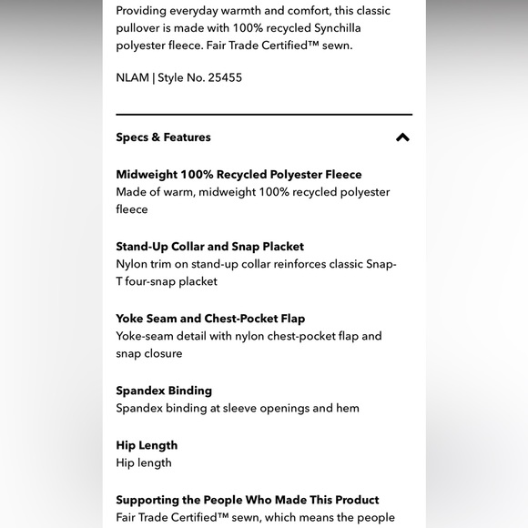 Women's Synchilla Snap-T Fleece Pullover - Picture 5 of 6